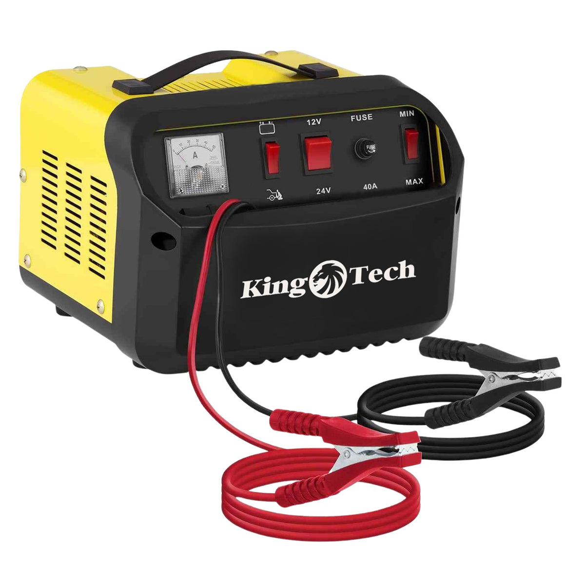 KingTech 2-in-1 Charger & Jump Starter | Pulse Repair Tech for 12V & 24V Batteries (DX55)