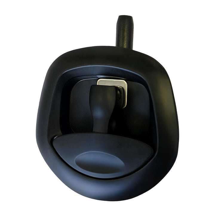 Black Heavy-Duty Compression Whale Tail Lock for Toolbox | Dual-Keyed for Ute Canopy