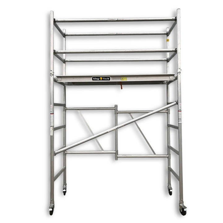 KingTech 3M Aluminium Mobile Scaffold Tower | 225 kg Load Capacity & Lockable Castors