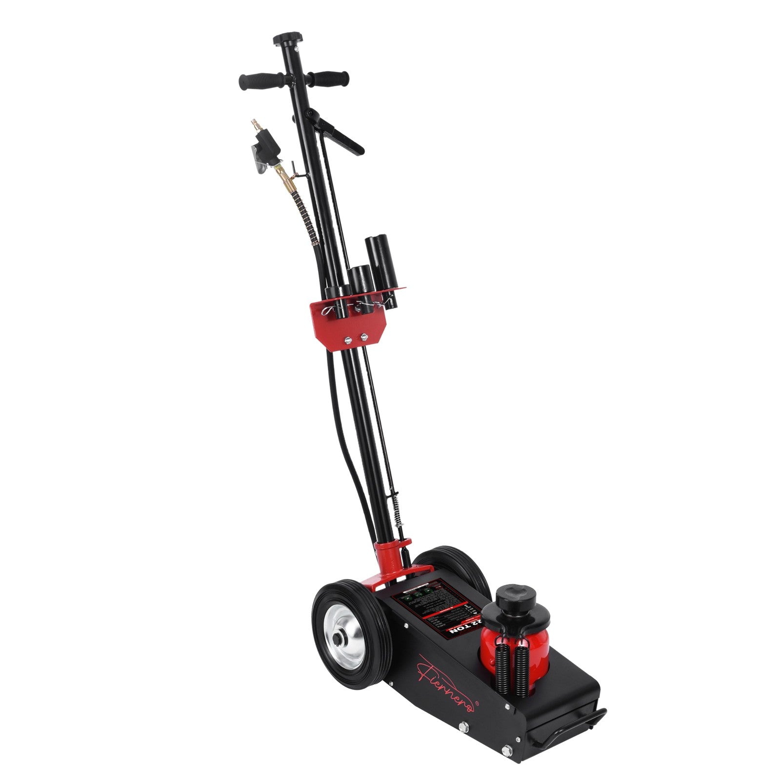 Fiernero 22 Ton Air Hydraulic Service Jack | Bottle Jack with Wheels