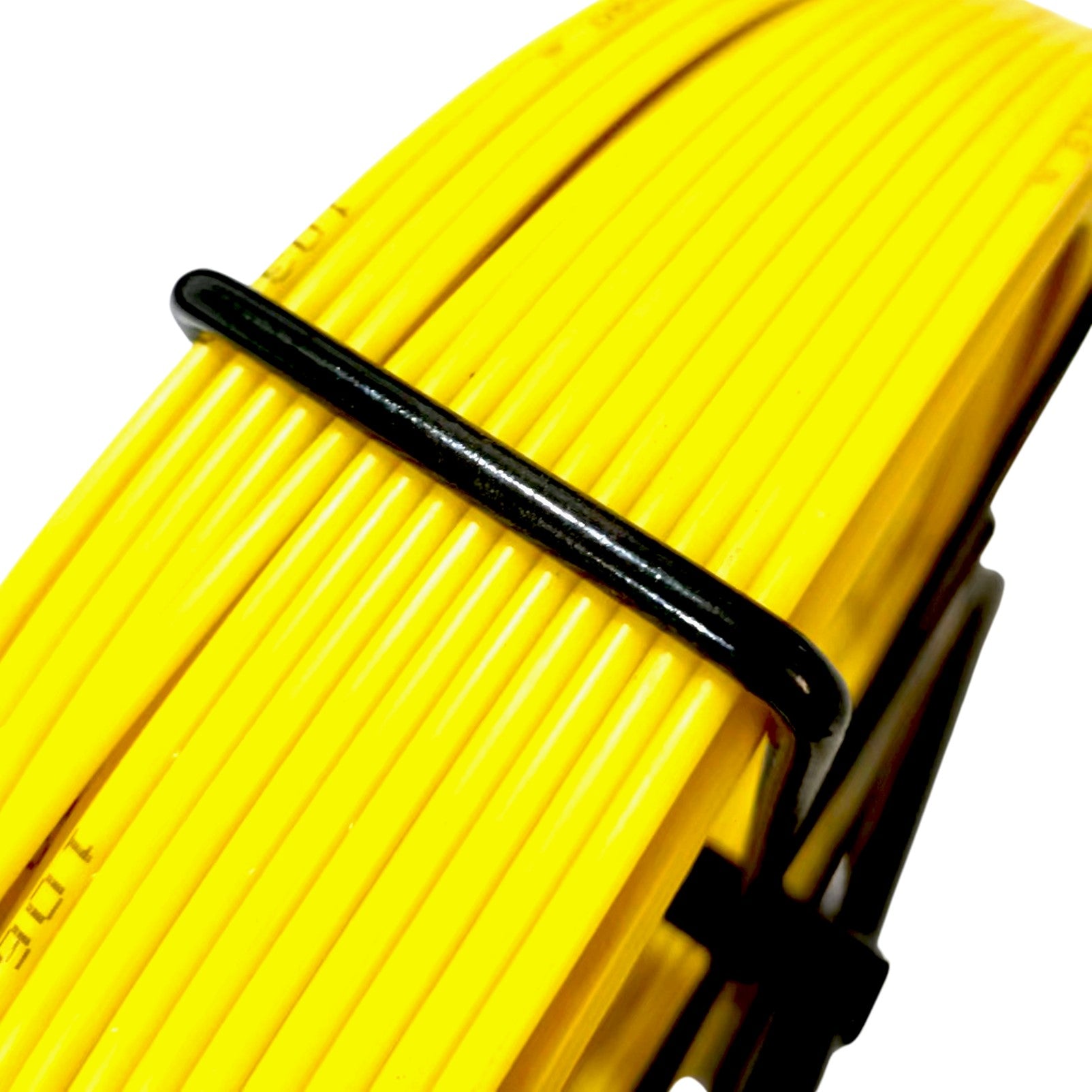 Cable Rodder Duct with Wheeled Plastic Spray Iron Frame Fibreglass 150m x 8mm