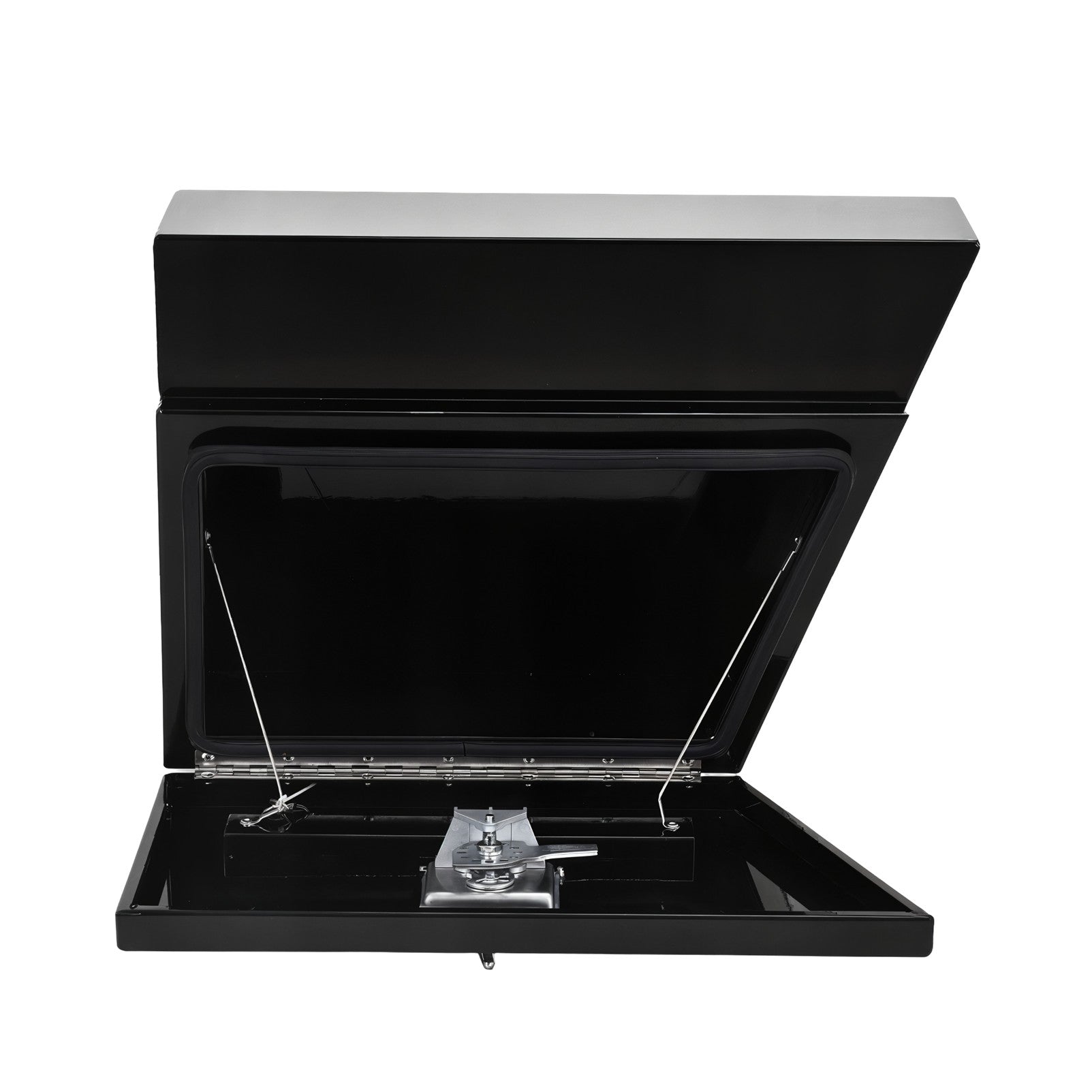 Boximus 600mm Black Aluminium Under Tray Ute Tool Boxes | 2mm Sealed Toolbox Pair Set