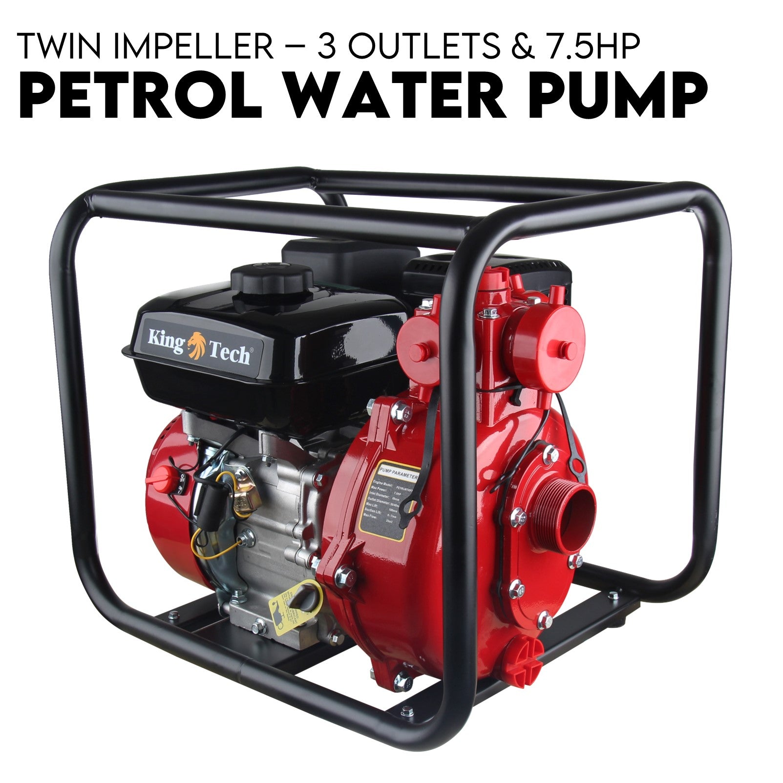 Water Pump 7.5 HP 4-Stroke