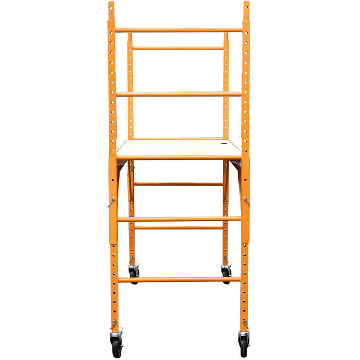 KingTech 2M Steel Mobile Scaffold Tower | Heavy Duty 450 KG Capacity Fits Doorways