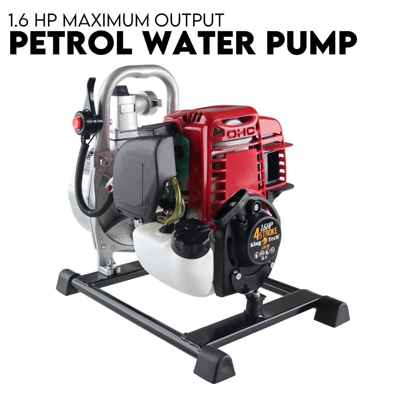 Water Pump - Portable Petrol 1.6 HP