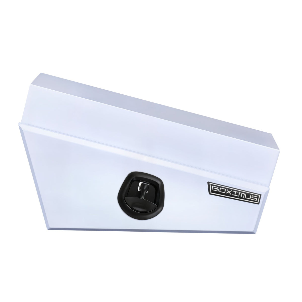 Boximus 750mm Steel Under Tray Ute Tool Box Pair | White Powder-Coated & Sealed