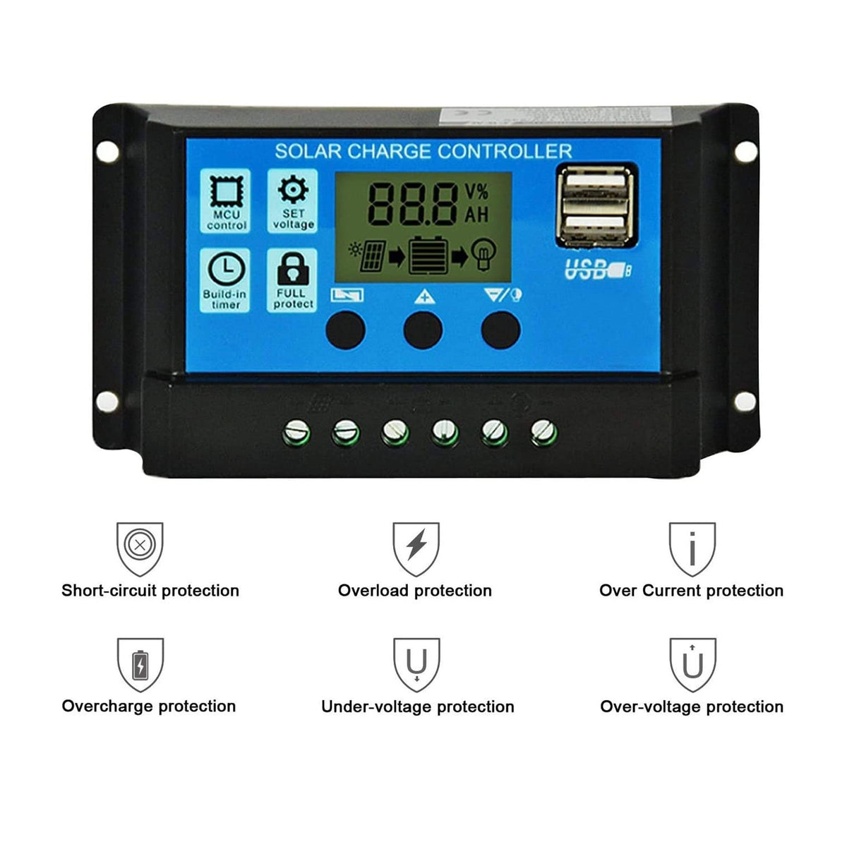 KingTech 24V Solar Power Automatic Single Swing Gate Opener Kit 350kg per Leaf Max 3.5m