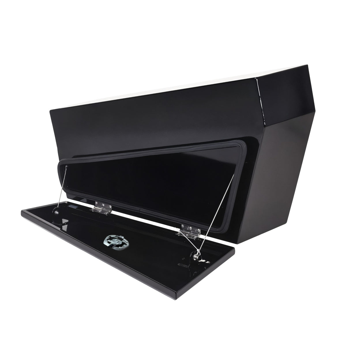 Boximus 750mm Steel Under Tray Ute Tool Box Pair | Black Toolbox Set Powder-Coated & Sealed