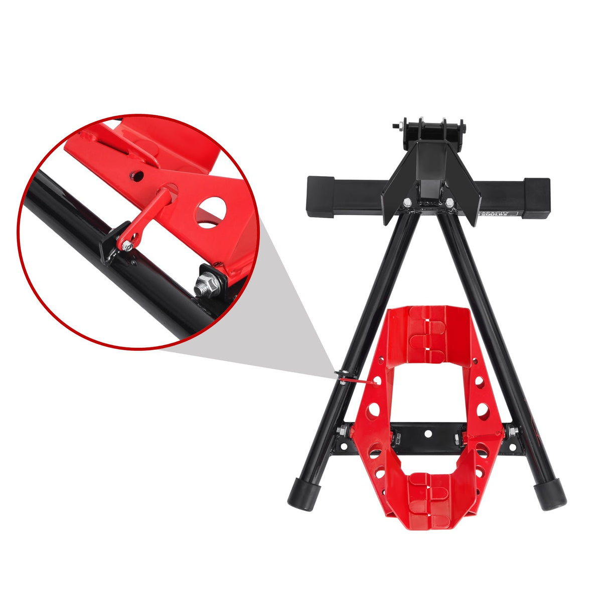 Fiernero Front Wheel Stand for Motorbikes | 110-130mm Tyre Width | Maintenance Chock