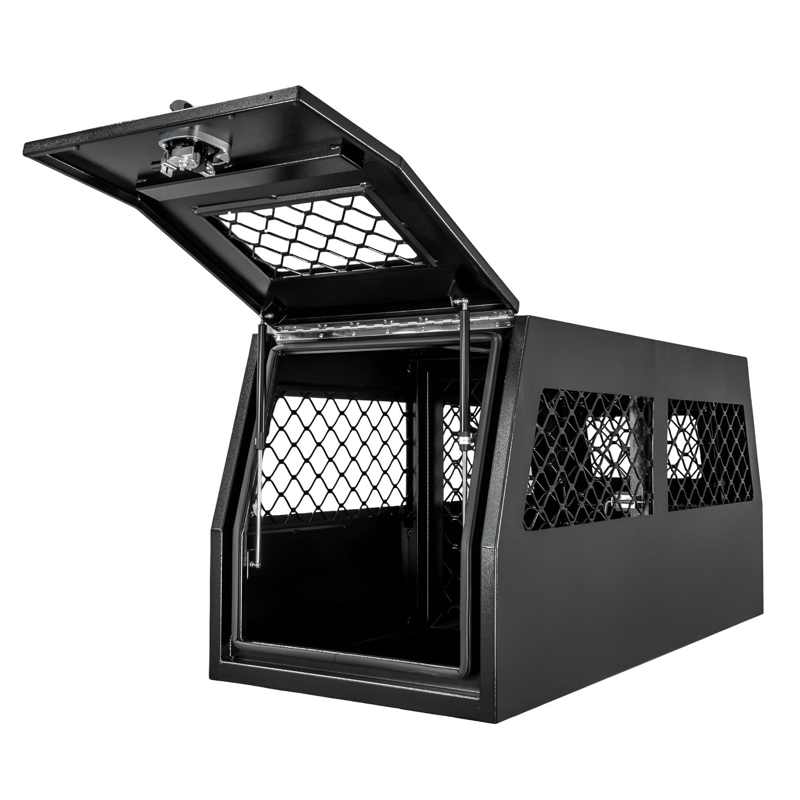 Boximus 800mm Dog Box Cage for Ute & Canopy | Black Steel Power Coated