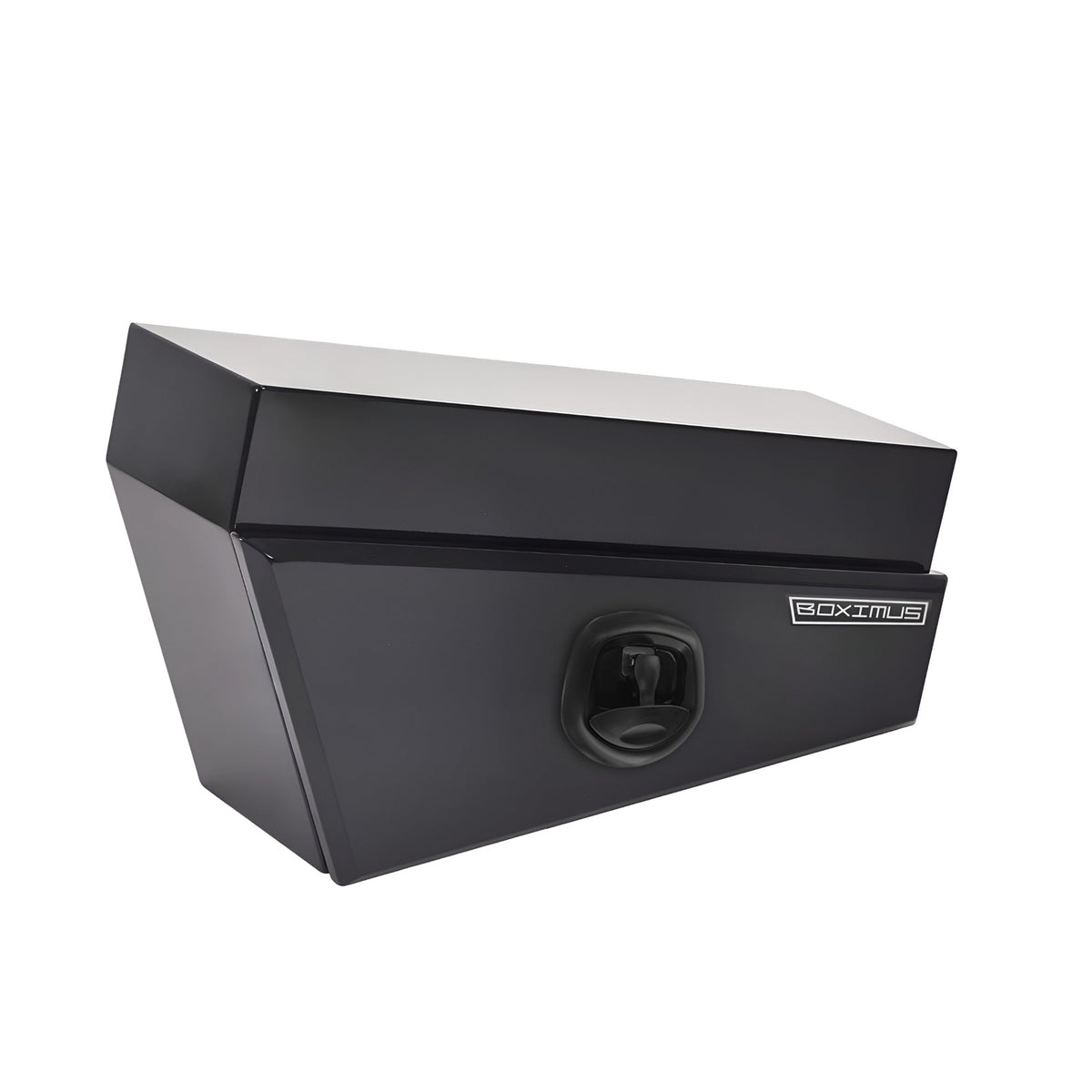 Boximus 750mm Steel Under Tray Ute Tool Box Pair | Black Toolbox Set Powder-Coated & Sealed