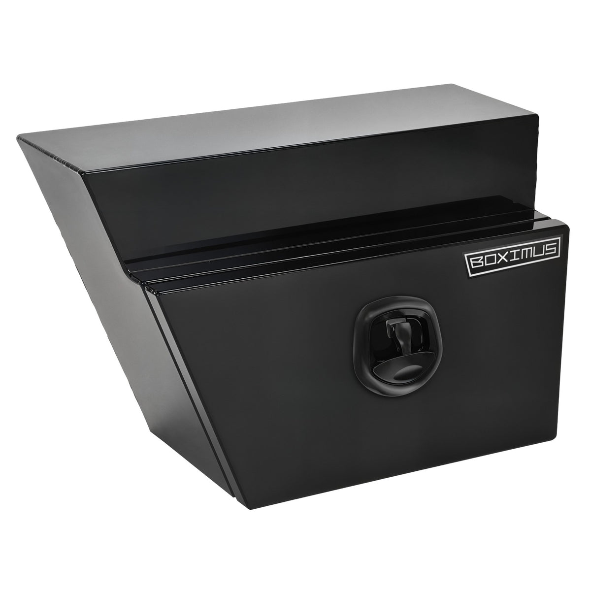 Boximus 600mm Black Aluminium Under Tray Ute Tool Boxes | 2mm Sealed Toolbox Pair Set