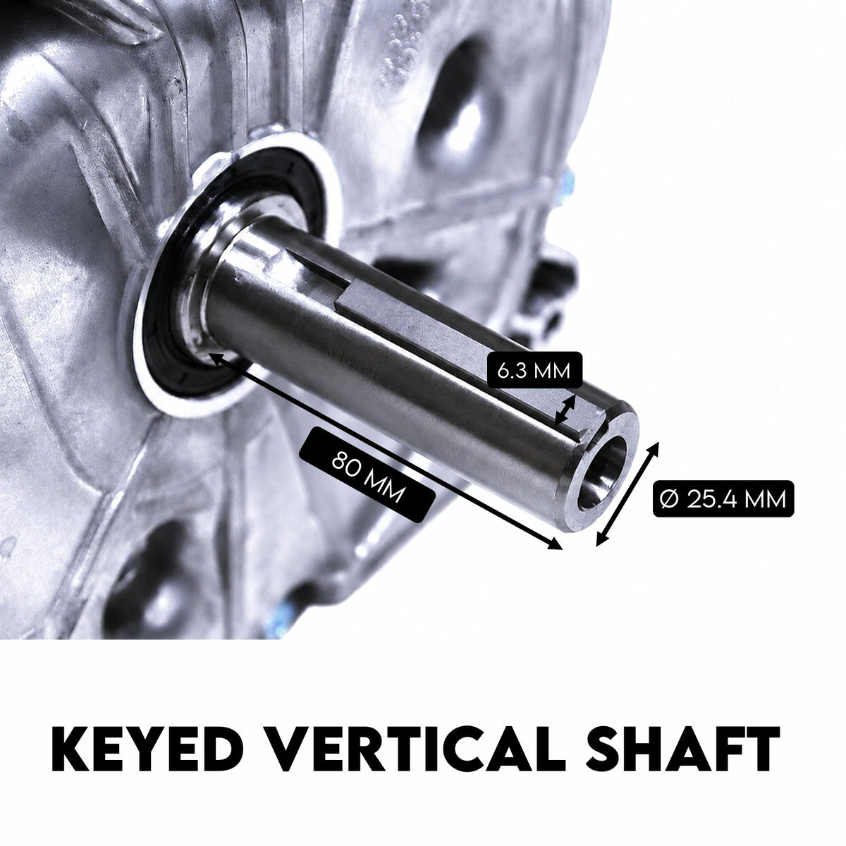 KingTech 18HP Vertical Shaft Engine | 550cc 4-Stroke OHV | Electric Start Motor Cast-Iron Bore