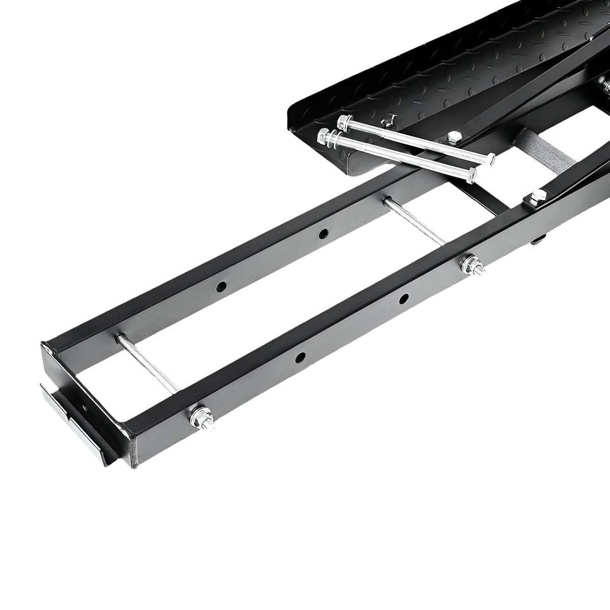 Fiernero 227KG Mid-Towing Hitch Motorcycle Carrier Rack | Self-Storing Ramp