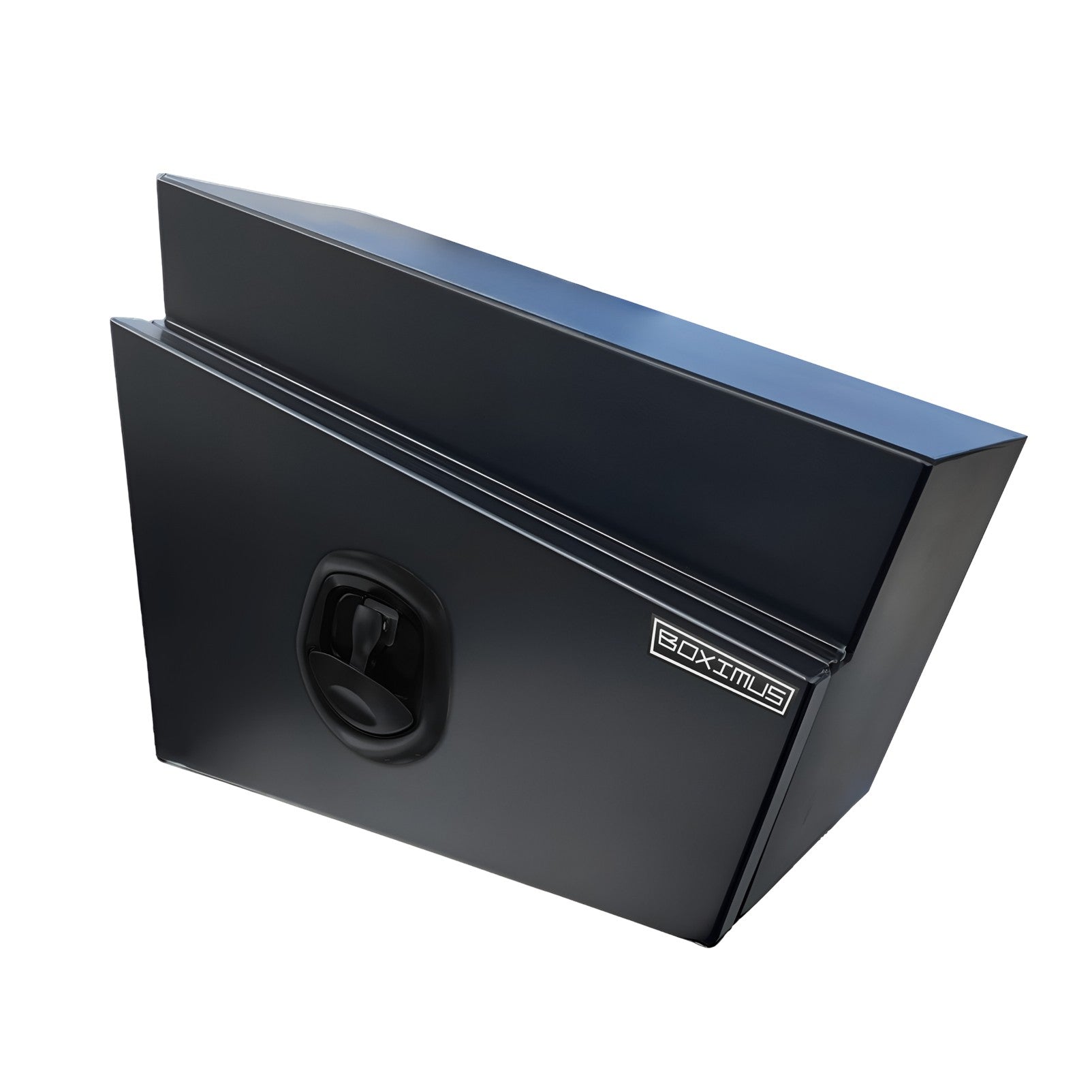 Boximus 600mm Black Aluminium Under Tray Ute Tool Boxes | 1.5mm Sealed Toolbox Pair Set