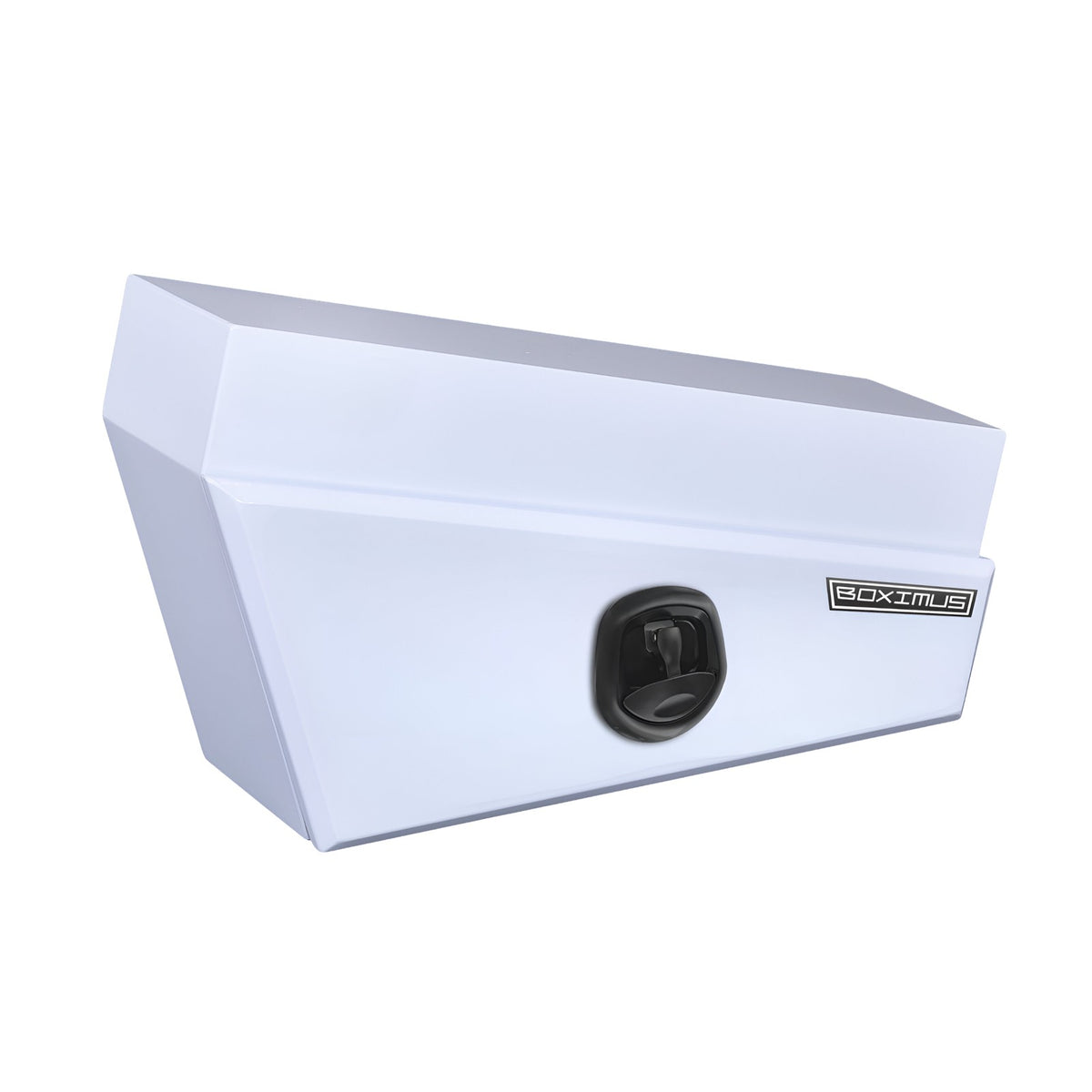 Boximus 750mm Steel Under Tray Ute Tool Box Pair | White Powder-Coated & Sealed