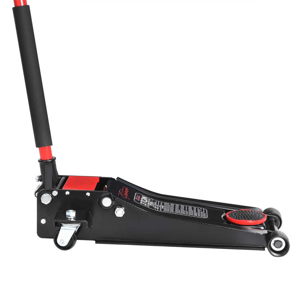 Fiernero 3 Ton Hydraulic Super Low Profile Trolley Car Floor Jack w/ Dual Quick-Lift Pump