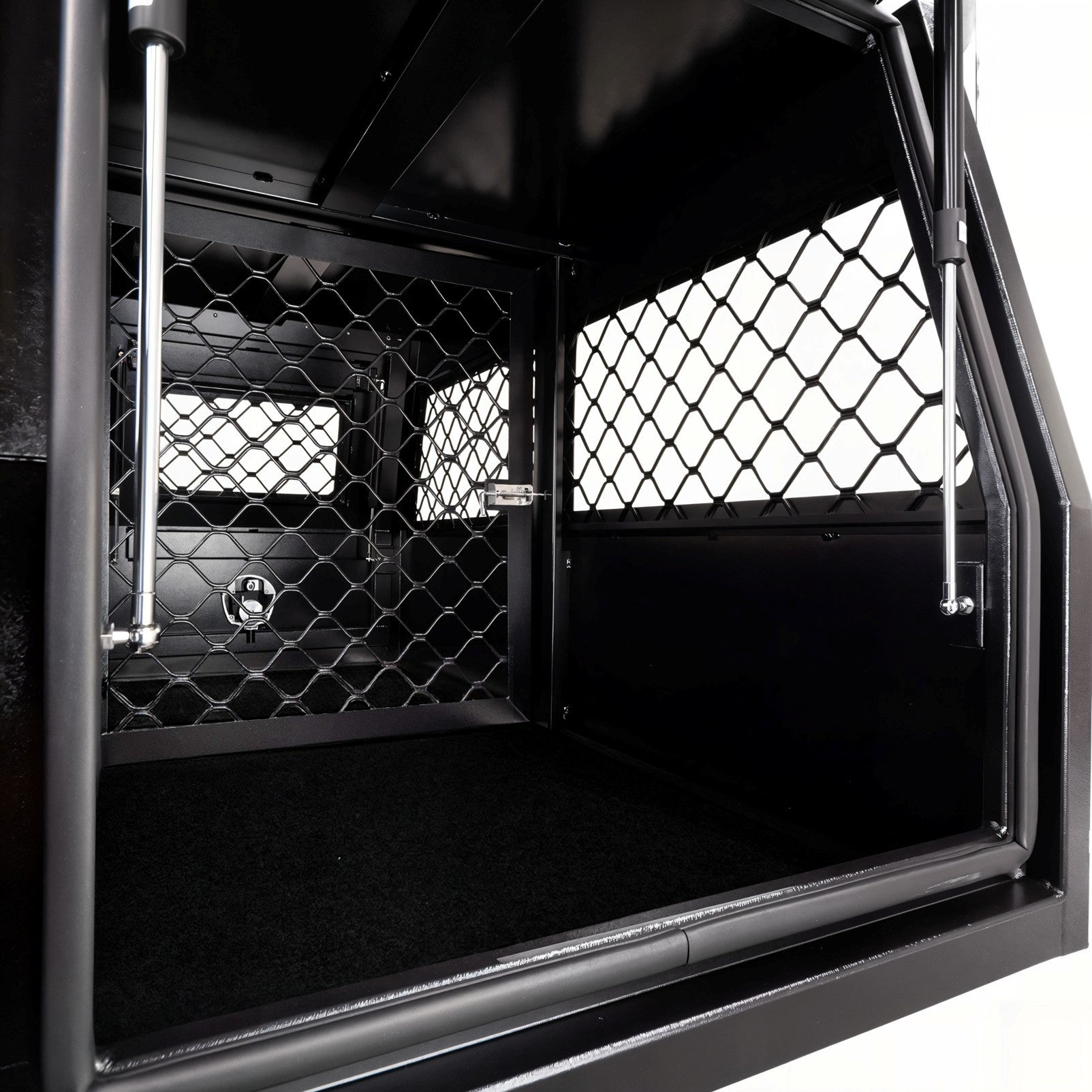 Boximus 800mm Dog Box Cage for Ute & Canopy | Black Steel Power Coated