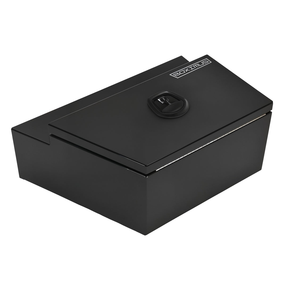 Boximus 600mm Black Aluminium Under Tray Ute Tool Boxes | 2mm Sealed Toolbox Pair Set