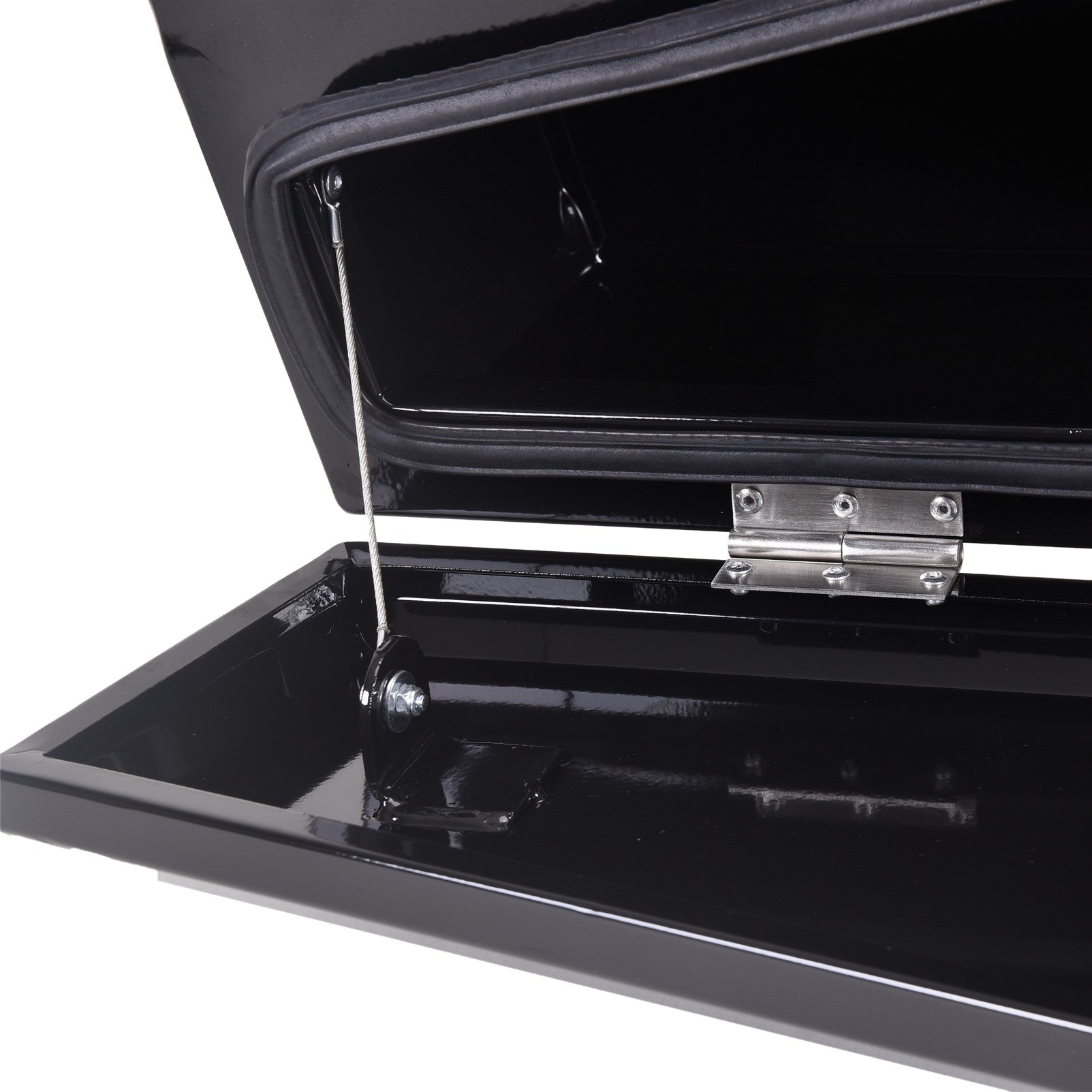 Boximus 750mm Steel Under Tray Ute Tool Box Pair | Black Toolbox Set Powder-Coated & Sealed