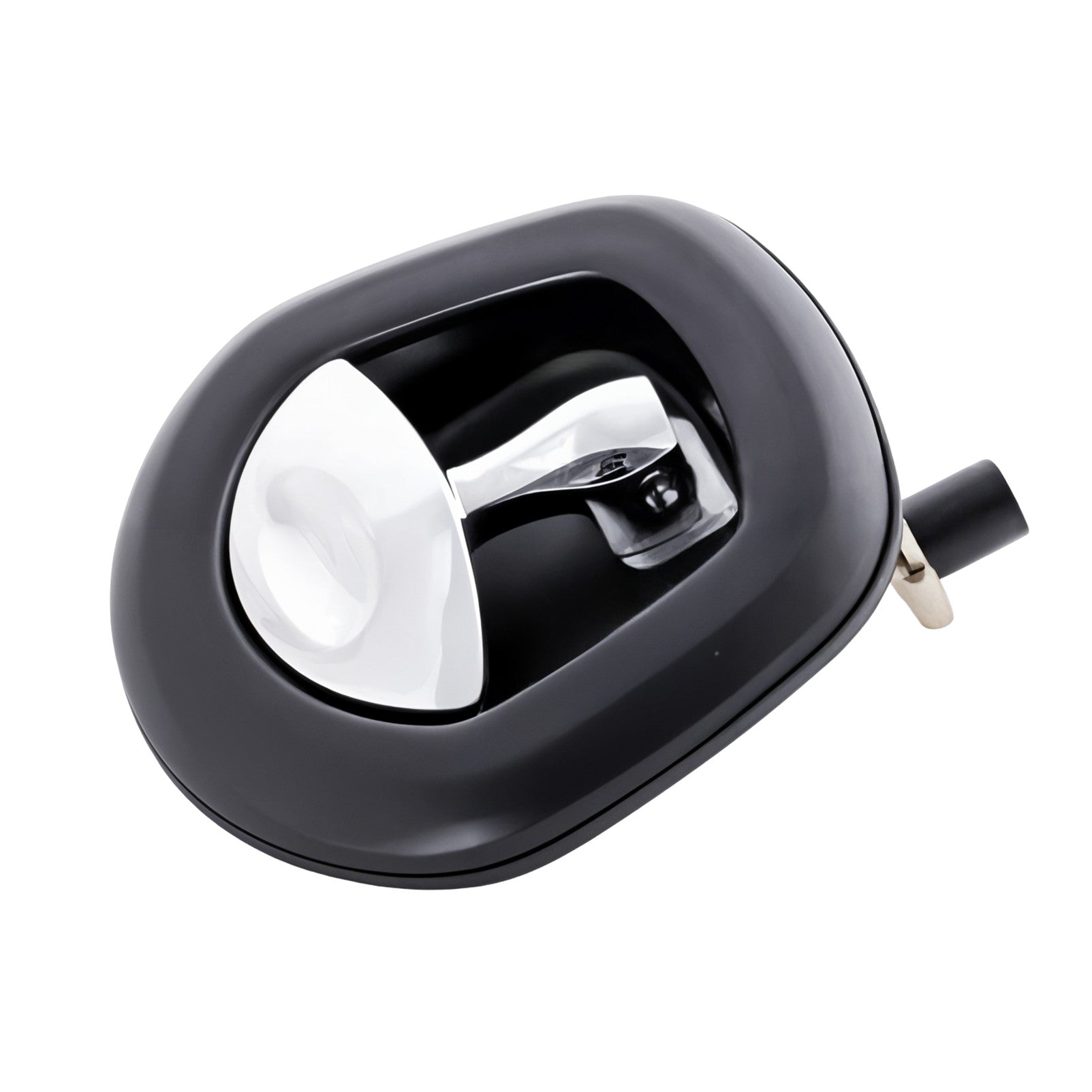 Chrome Heavy-Duty Compression Whale Tail Lock for Toolbox | Dual-Keyed for Ute Canopy