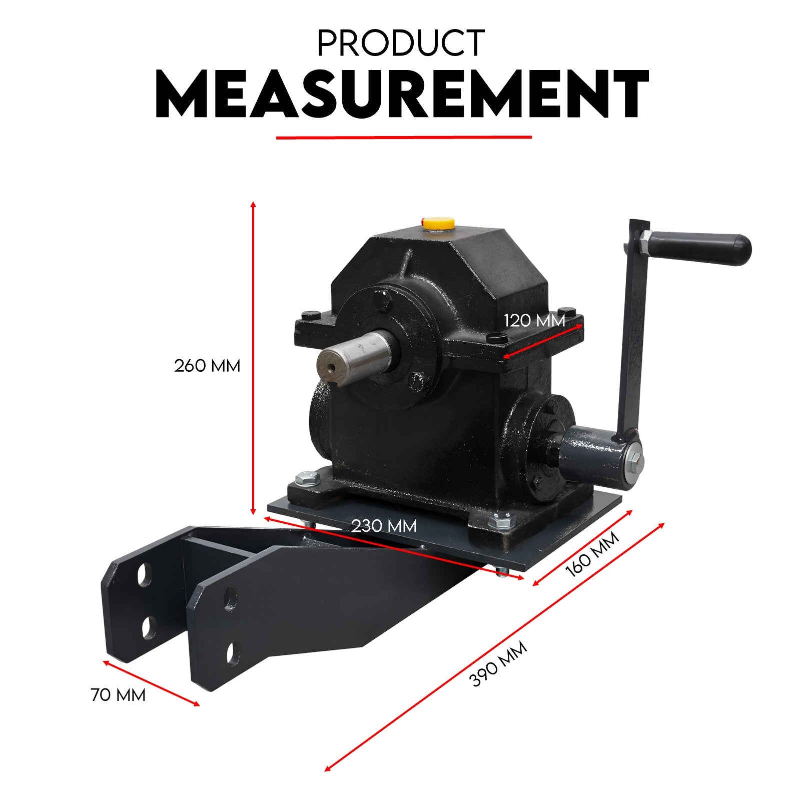 Automotive Car Rotisserie 4500 LBS Gearbox Drive Conversion Kit