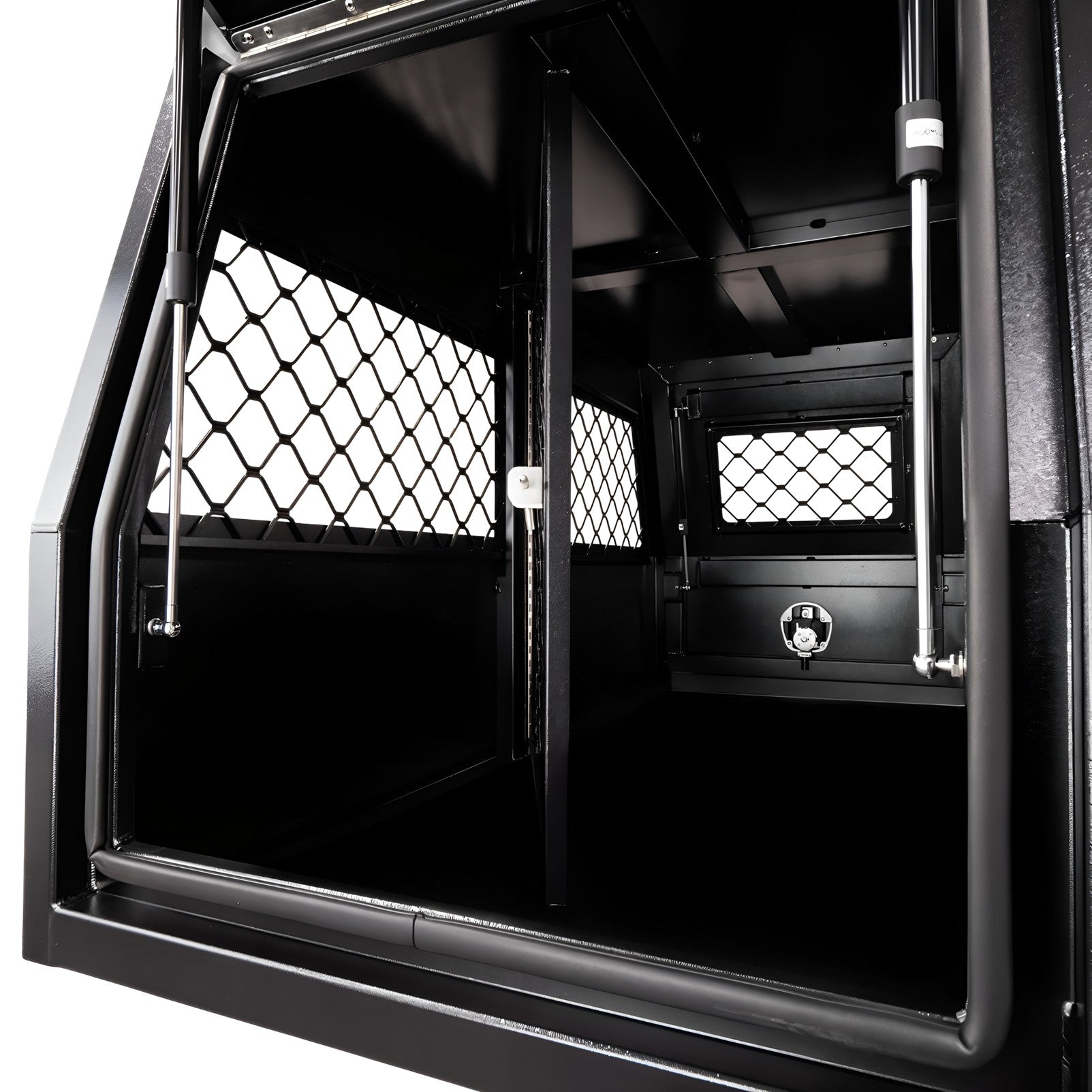 Boximus 800mm Dog Box Cage for Ute & Canopy | Black Steel Power Coated