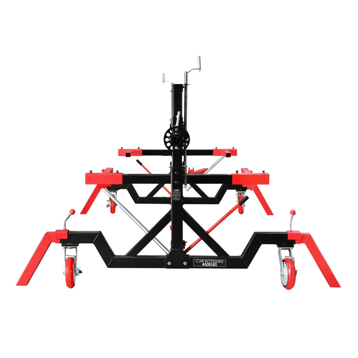 Fiernero 4500LBS Car Rotisserie Heavy Duty Hydraulic w/ Gear Box Drive Rotation