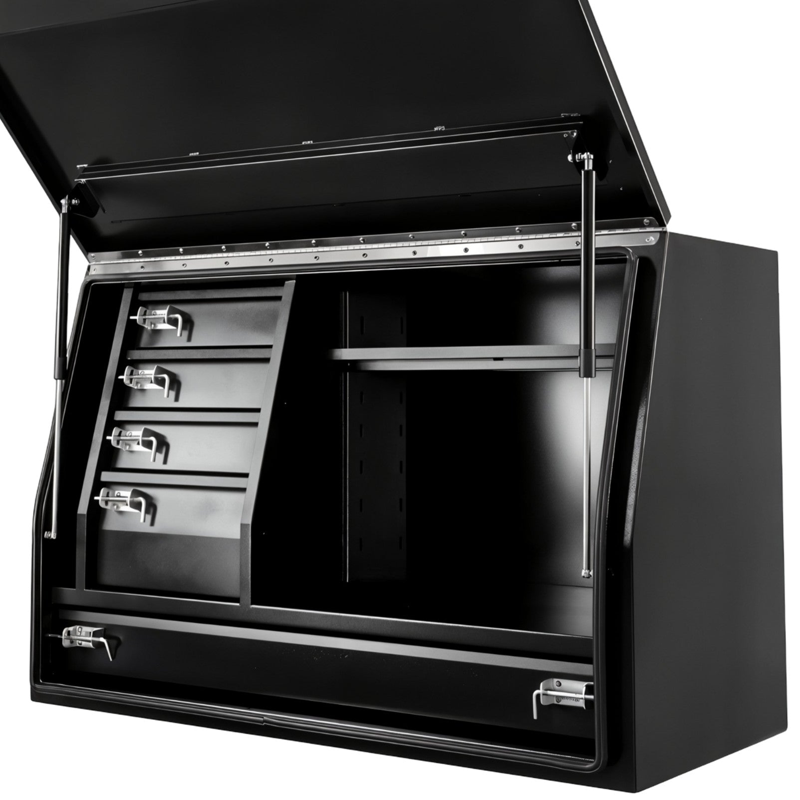 Boximus 1200mm Steel Drawer Toolbox Black | Heavy Duty 5-Drawer & Twin Whale Locks