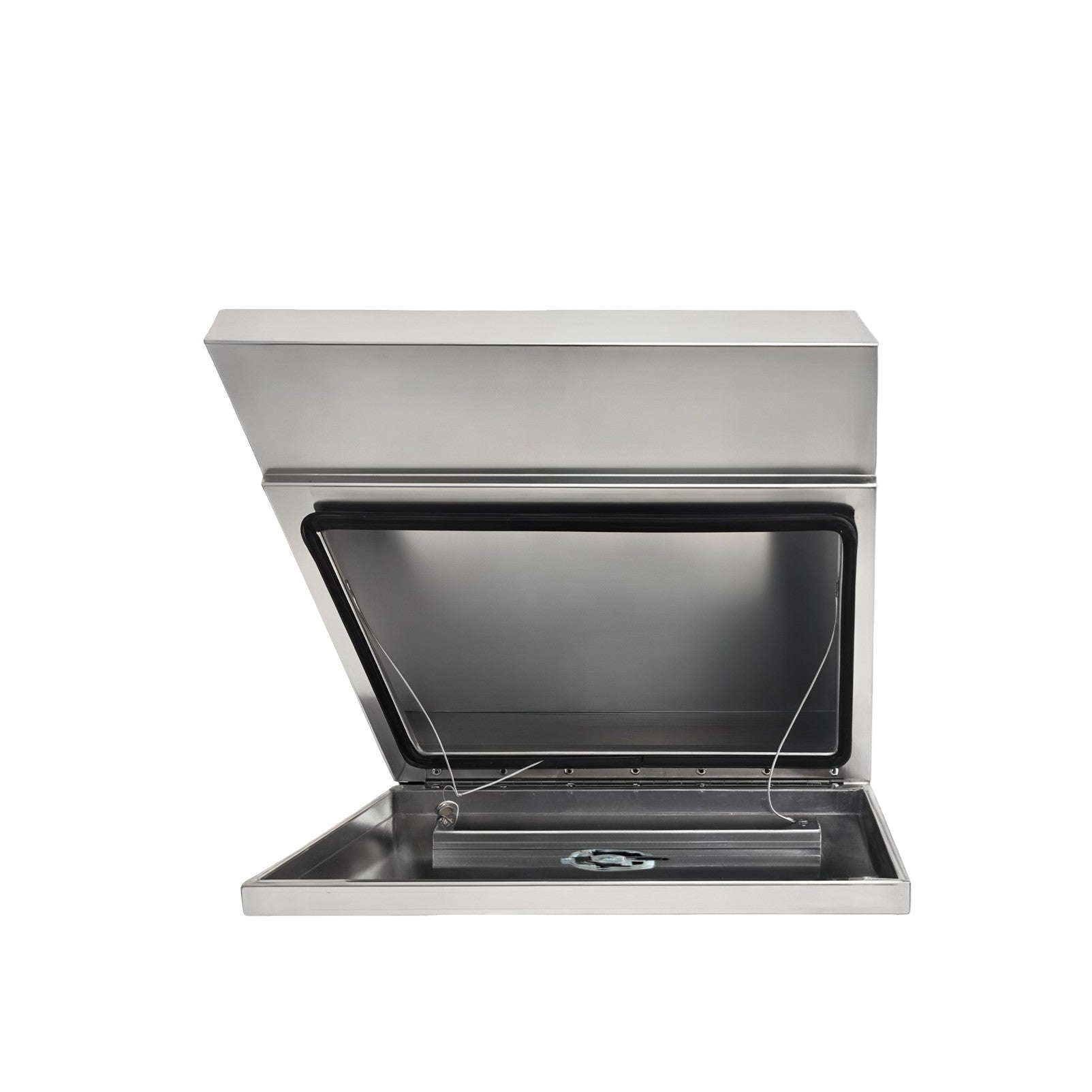 Boximus 600mm Tapered Under Tray Ute Tool Boxes | Sealed Toolbox Aluminium Pair Set