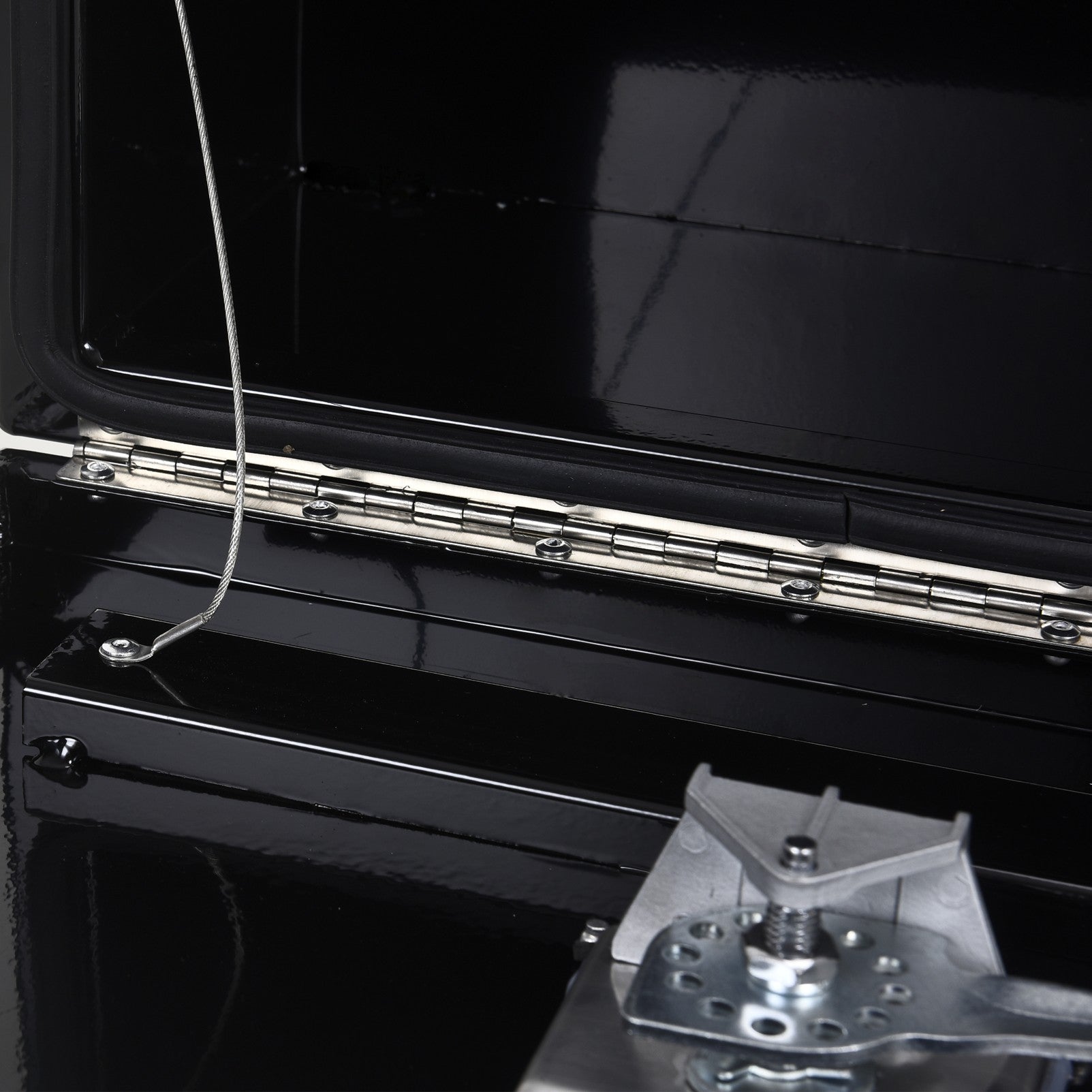 Boximus 600mm Black Aluminium Under Tray Ute Tool Boxes | 2mm Sealed Toolbox Pair Set