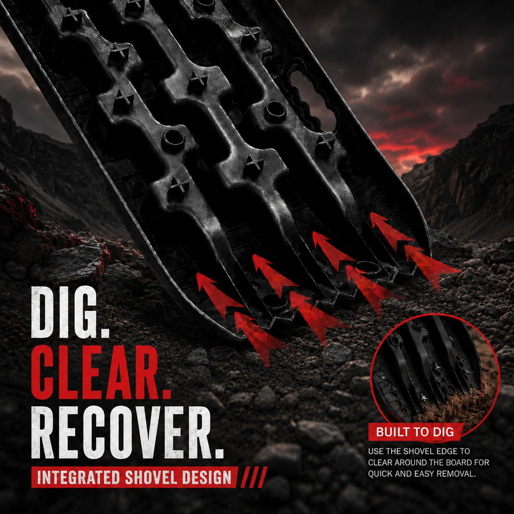 Fiernero 10 Ton Recovery Tracks Boards Traction | Off-Road Device Mat Pair