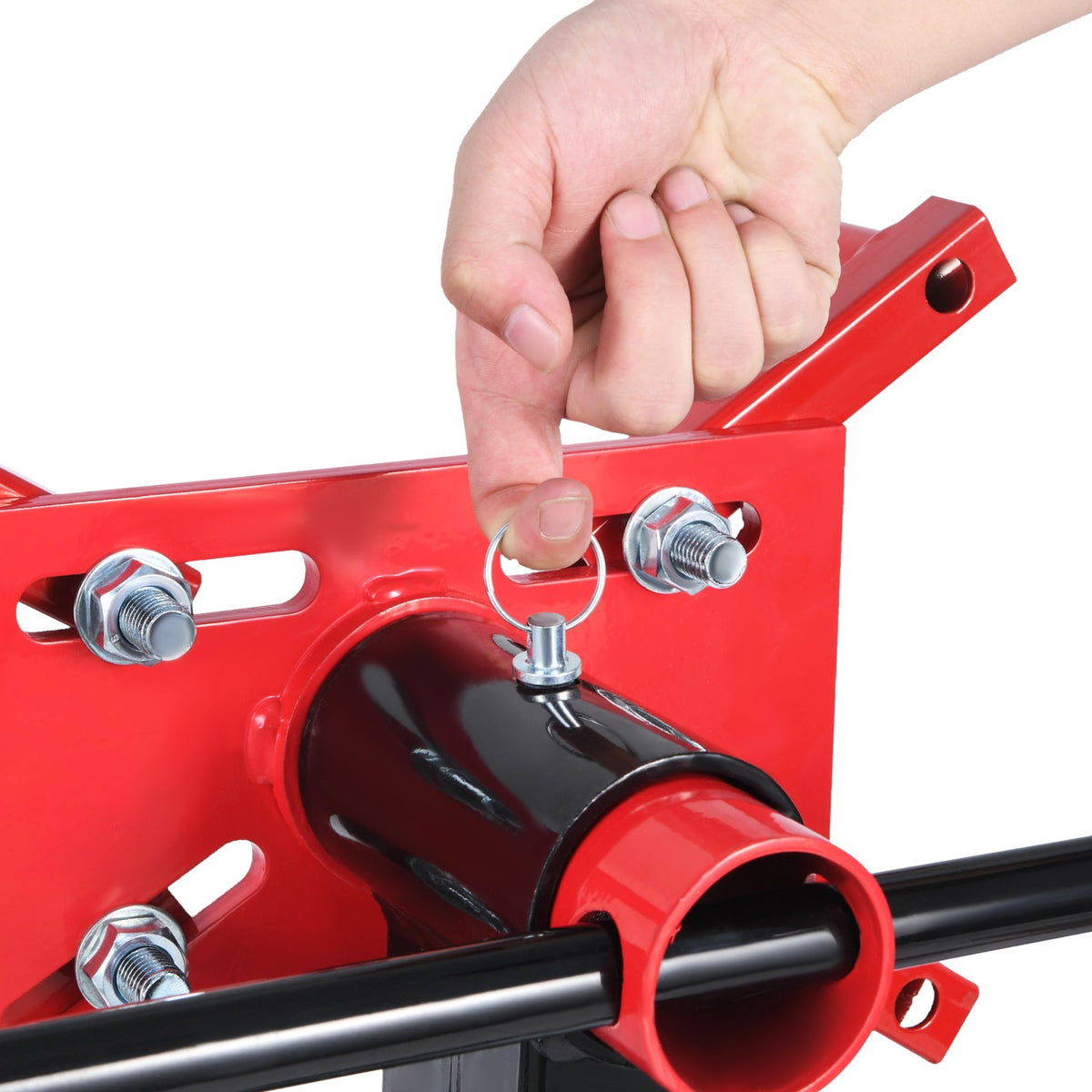 Fiernero 450KG Professional Engine Repair Stand | 360° Rotating Head H-Base Adjustable Arms