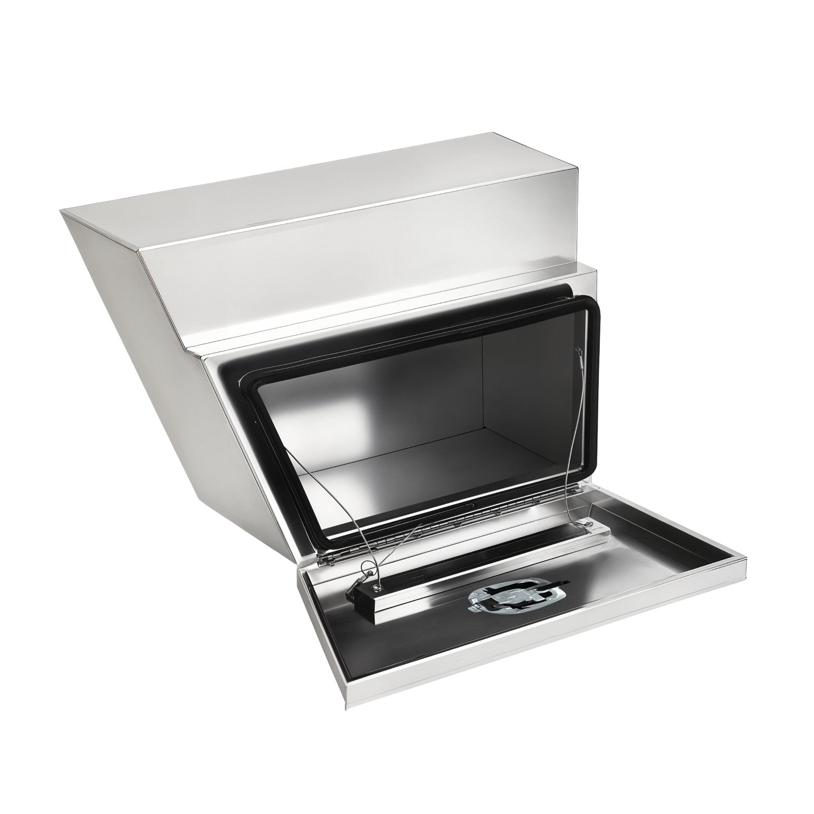 Boximus 600mm Tapered Under Tray Ute Tool Boxes | Sealed Toolbox Aluminium Pair Set