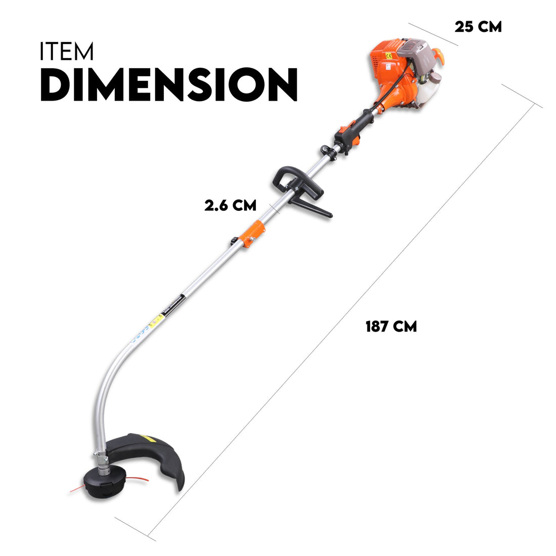 Whipper Snipper 4 Stroke Curved Tradesman