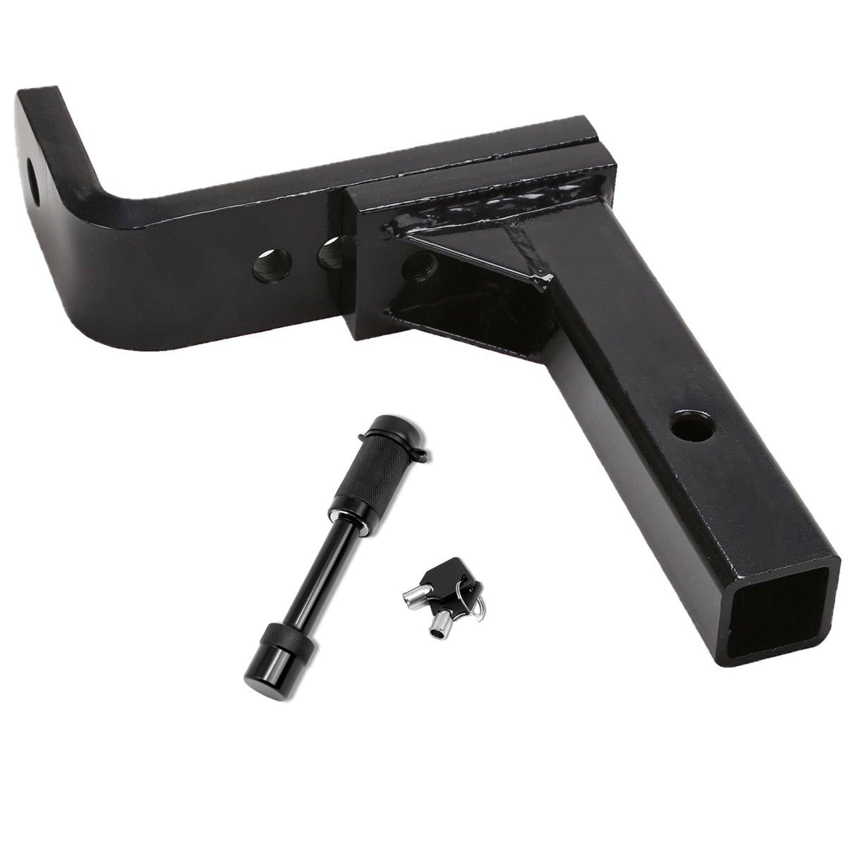 Adjustable Tow Bar Hitch Black Towbar Ball Spartan