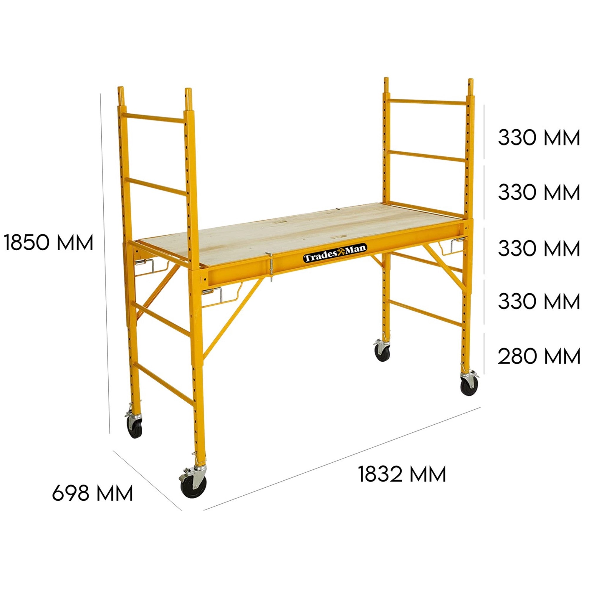 Mobile Scaffolding Item Dimensions