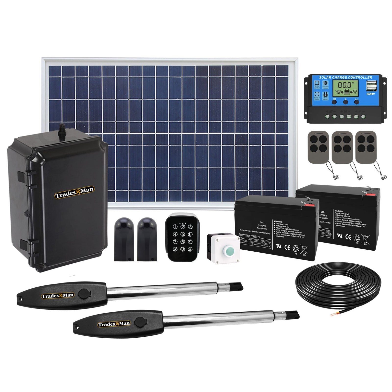 Solar Swing Gate Openers Australia Trade Hero