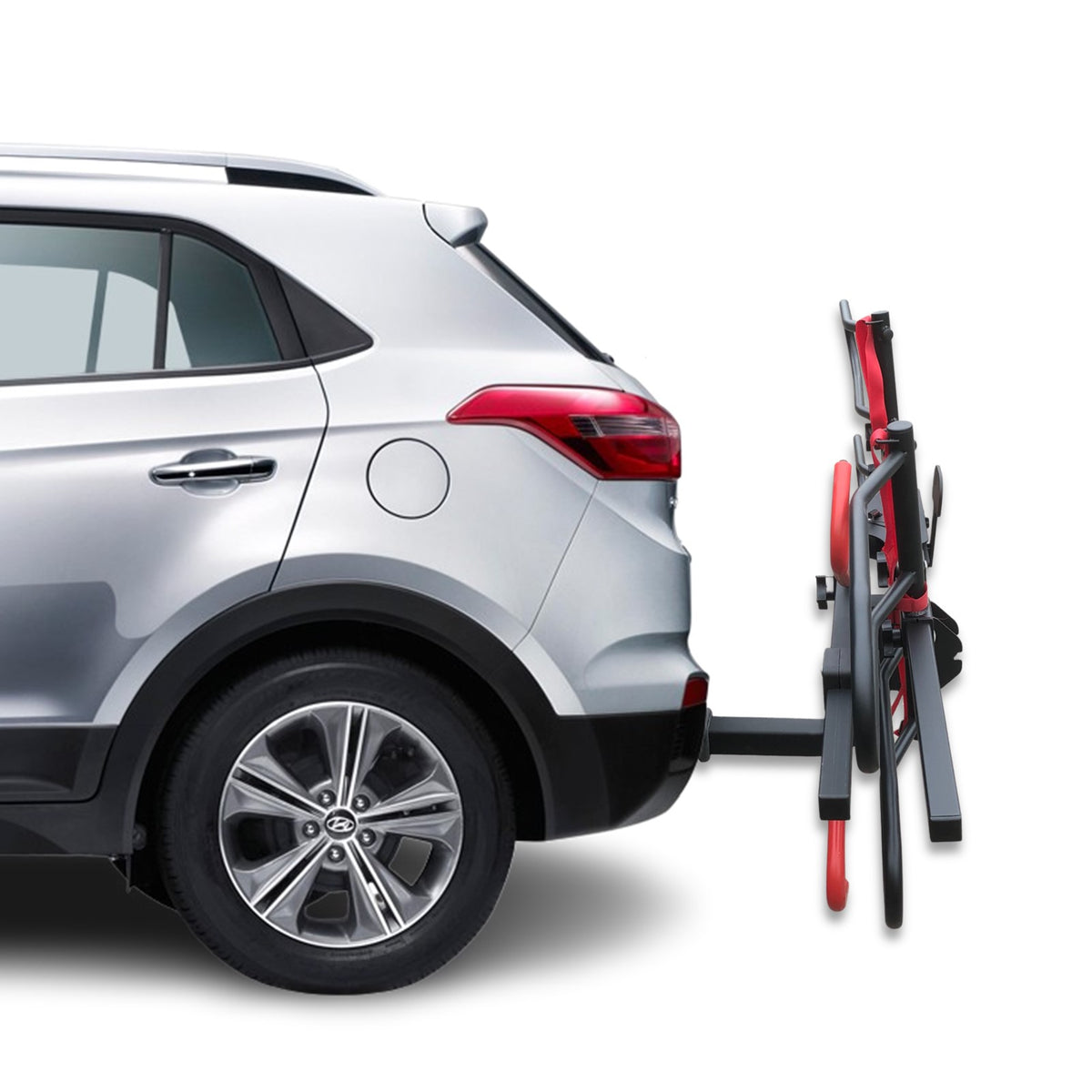 Fiernero Heavy-Duty 2 E-Bike Carrier Tilt & Foldable | 100KG Total Capacity | 50mm Towbar