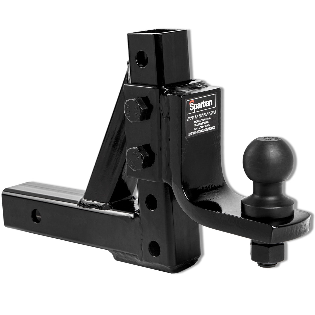 Adjustable Tow Bar Hitch 16 Position Tongue Spartan