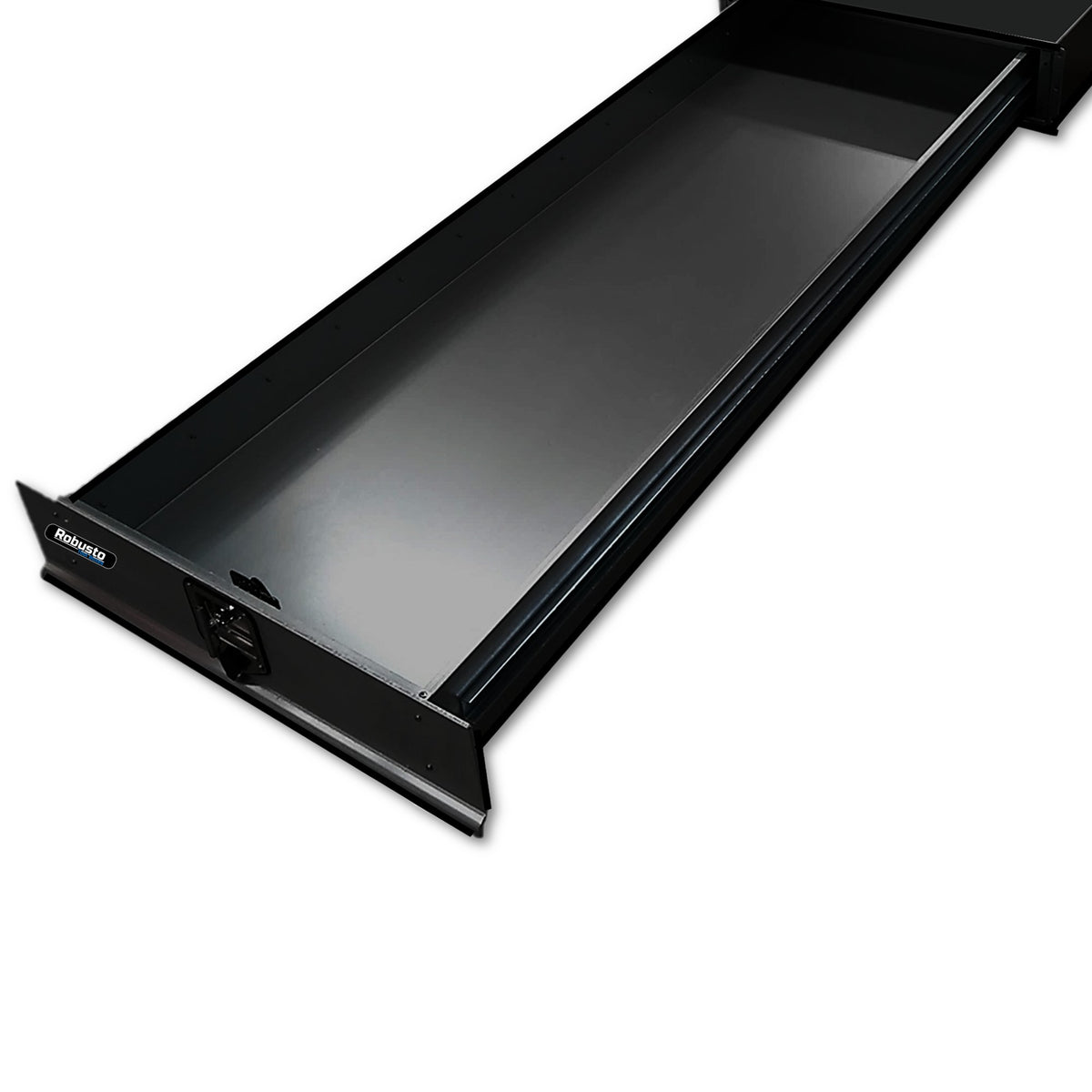 Under Tray Trundle Drawer – 1500 mm Black Steel Box | Robusto