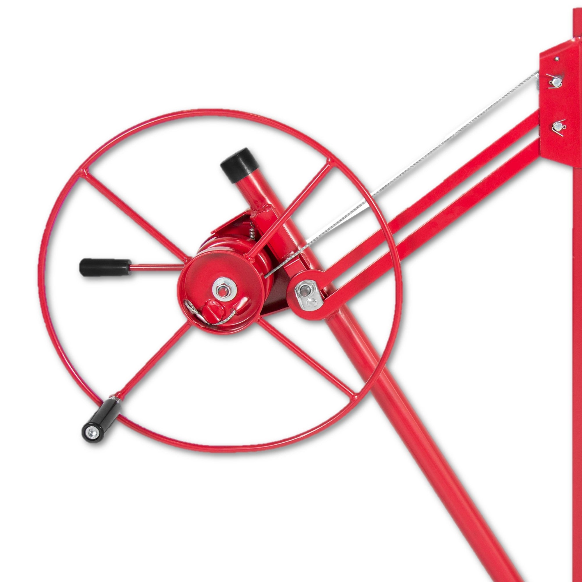 Winch with Handle and Braking Mechanism