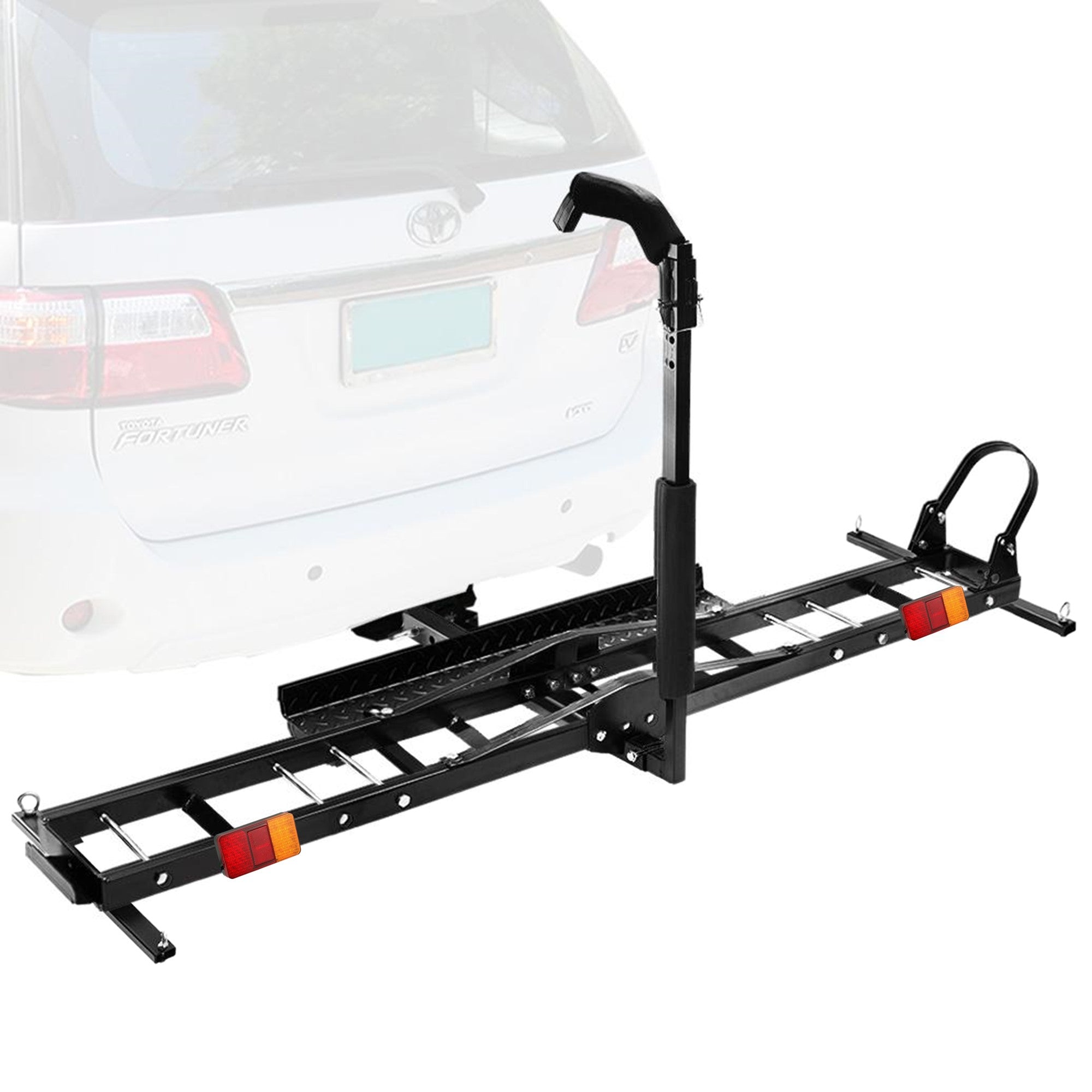 Motorbike rack for back deals of car